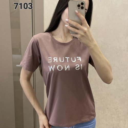 Футболка FSN (42-48) 7103 l.brown (лето) FSN 7103 l.brown