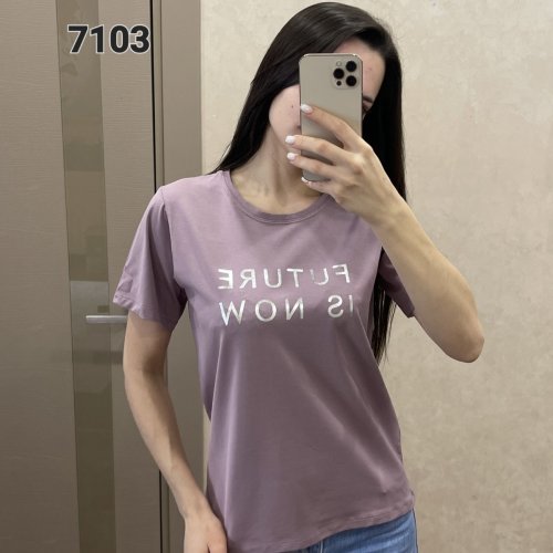 Футболка FSN (42-48) 7103 lilac (лето) FSN 7103 lilac