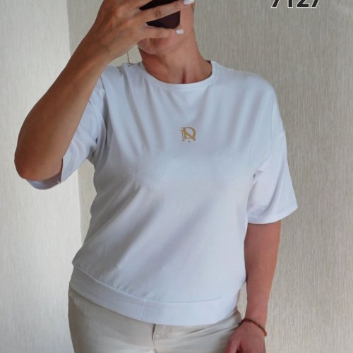 Футболка FSN (48-54) 7127 white (лето) FSN 7127 white
