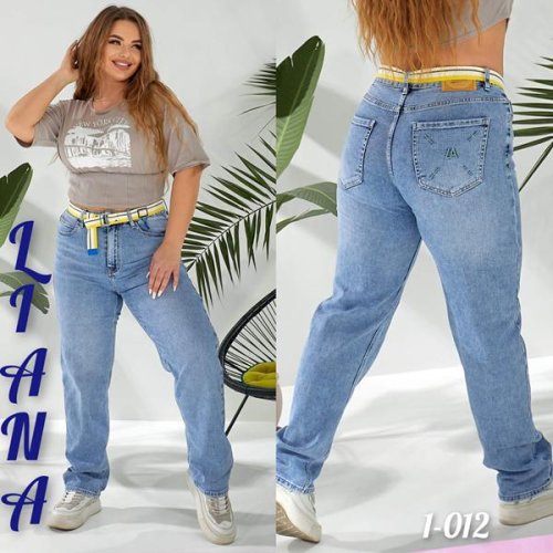 Джинсы Liana Denim (28-33) 1-012 l.blue (деми) Liana Denim 1-012 l.blue