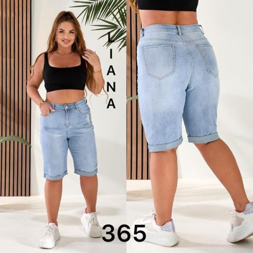 Бриджи Liana Denim (31-38) 365-1 l.blue (лето) Liana Denim 365-1 l.blue