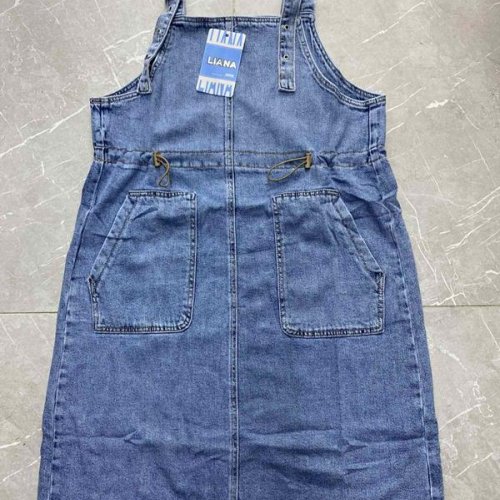 Комбинезон Liana Denim (2XL-7XL) 456 l.blue (лето) Liana Denim 456 l.blue
