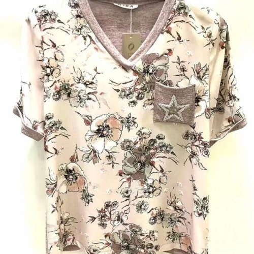Футболка LIDA (50-60) 0172 beige (лето) LIDA 0172 beige