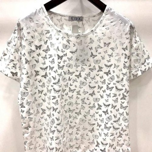 Футболка LIDA (50-60) 2887 white (лето) LIDA 2887 white