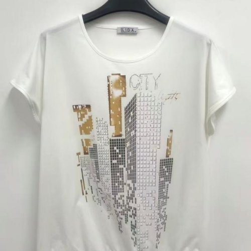 Футболка LIDA (52-62) 3416 white (лето) LIDA 3416 white