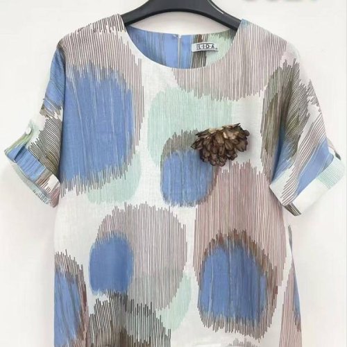 Футболка LIDA (52-62) 5029 blue (лето) LIDA 5029 blue