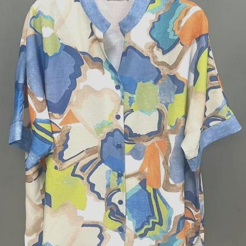 Рубашка LIDA (52-62) 9463 beige (лето) LIDA 9463 beige