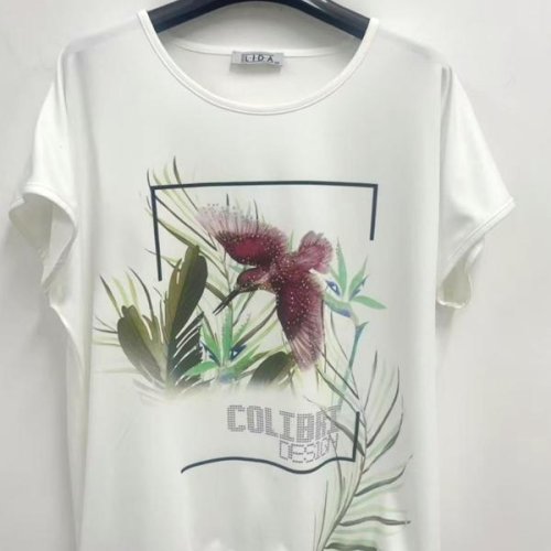 Футболка LIDA (52-62) 6403 white (лето) LIDA 6403 white