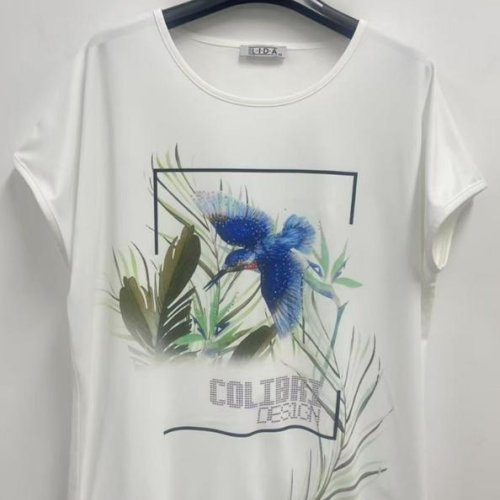 Футболка LIDA (52-62) 6403 white-blue (лето) LIDA 6403 white-blue