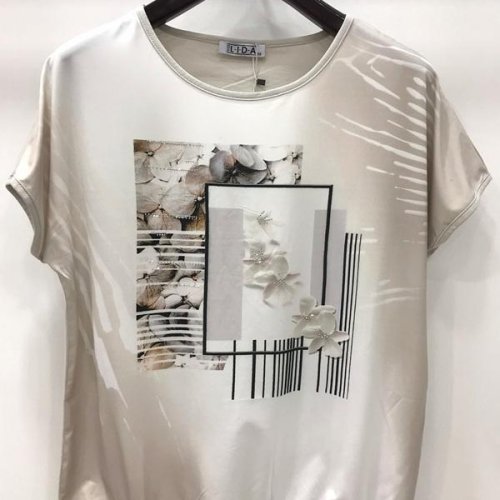 Футболка LIDA (52-62) 2735 beige (лето) LIDA 2735 beige