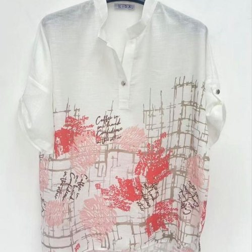 Футболка LIDA (52-62) 3498 white (лето) LIDA 3498 white