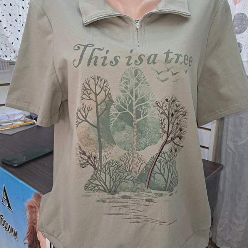 Футболка LIDA (52-62) 0499-1 khaki (лето) LIDA 0499-1 khaki