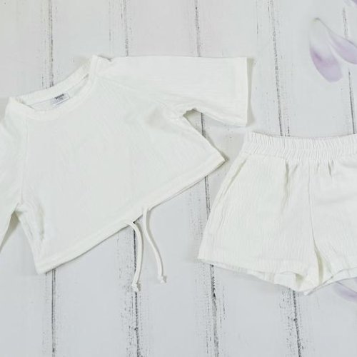 Костюм Moda school (122-146) 8506 white (лето) Moda school 8506 white