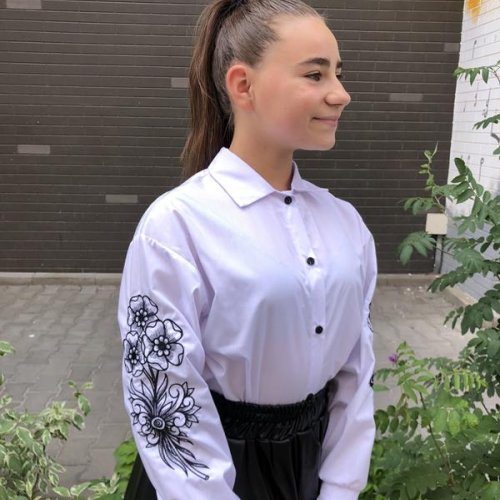 Рубашка Moda school (140-150) M6 white (деми) Moda school M6 white