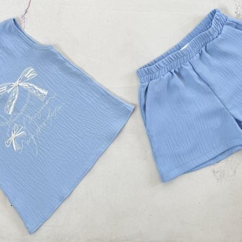 Костюм Moda school (92-116) 8546 l.blue (лето) Moda school 8546 l.blue