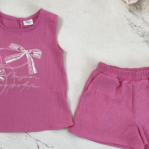Костюм Moda school (92-116) 8546 pink (лето) Moda school 8546 pink