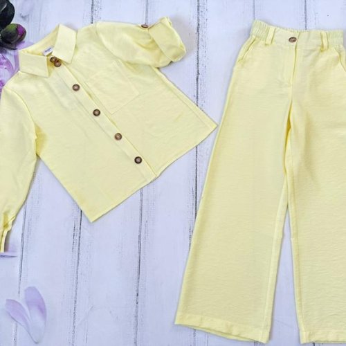 Костюм Moda school (122-152) 8503 yellow (лето) Moda school 8503 yellow