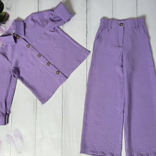 Костюм Moda school (122-152) 8503 purple (лето) Moda school 8503 purple