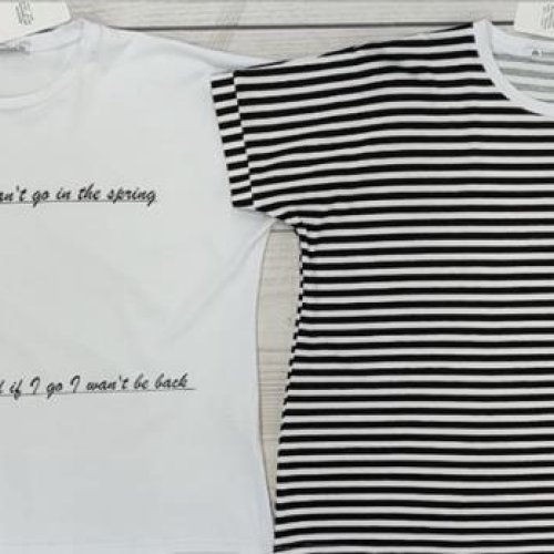 Футболка sss Annet (50-58) YT1741 white-black (лето) sss Annet YT1741 white-black