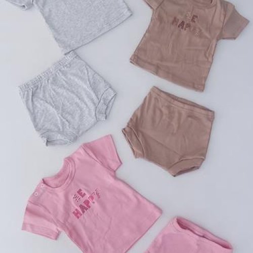 Костюм Meloria (68-80) ML813 pink (лето) Meloria ML813 pink