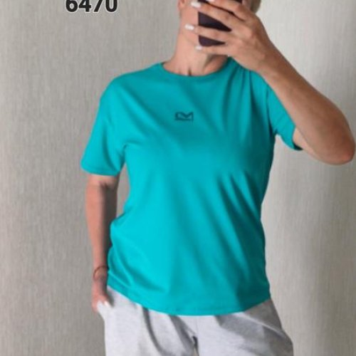 Футболка FSN (48-52) 6470 l.blue (лето) FSN 6470 l.blue