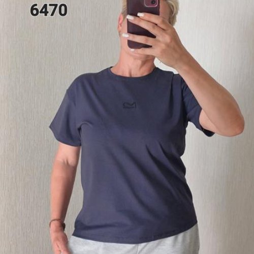 Футболка FSN (48-52) 6470 navy (лето) FSN 6470 navy