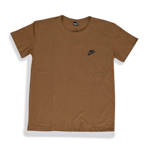 Футболка Textile (M-3XL) 815-M коричневий (лето) Textile 815-M коричневий
