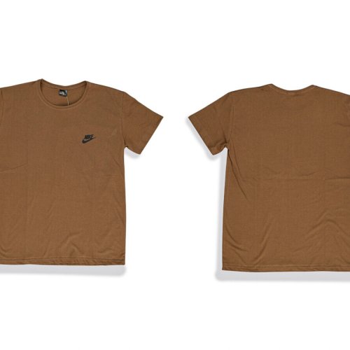 Футболка Textile (M-3XL) 815-M коричневий (лето) Textile 815-M коричневий
