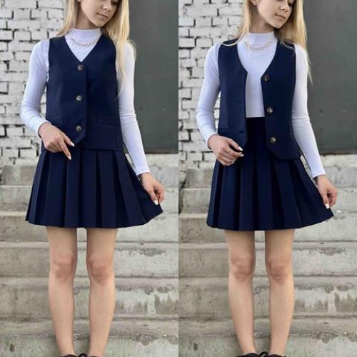 Костюм Karolina (32-42) KR278 navy (лето) Karolina KR278 navy
