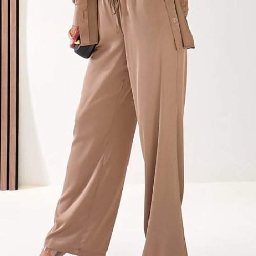 Штаны WideRange (42-56) 713-2 beige (лето) WideRange 713-2 beige