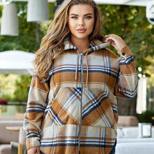Рубашка HJJ Story (52-58) HJJ112 beige (деми) HJJ Story HJJ112 beige