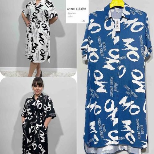 Платье Yafeier (2XL-6XL) CL8339 black (лето) Yafeier CL8339 black