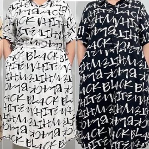 Платье Yafeier (2XL-6XL) CL906 black (лето) Yafeier CL906 black