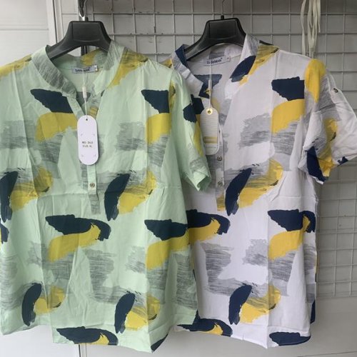 Футболка Yafeier (XL-5XL) 363 mint (лето) Yafeier 363 mint