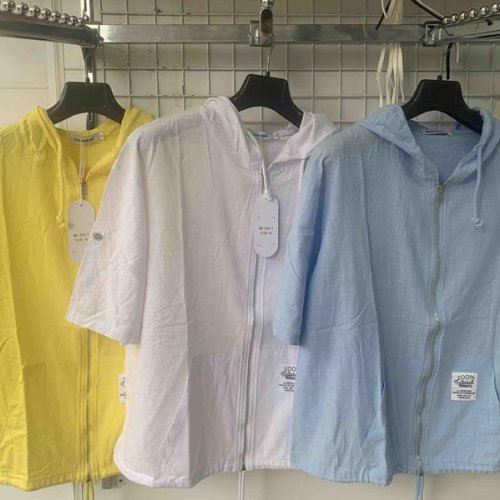 Рубашка Yafeier (XL-4XL) 376-1 yellow (лето) Yafeier 376-1 yellow