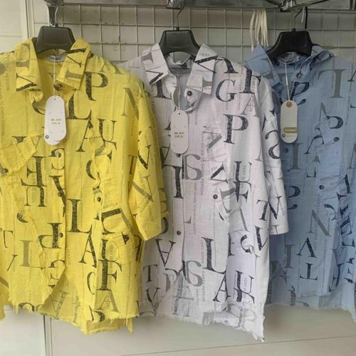 Рубашка Yafeier (XL-4XL) 434 l.blue (лето) Yafeier 434 l.blue