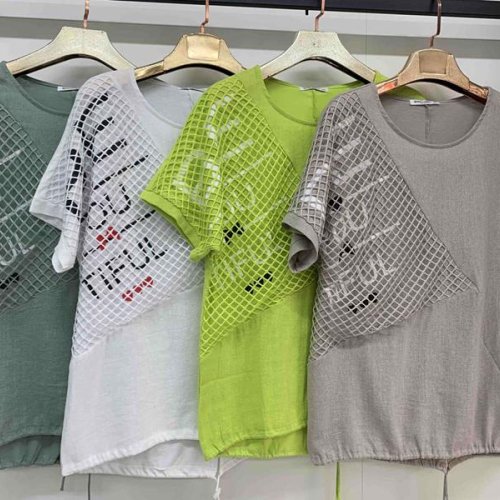 Футболка Yafeier (3XL-6XL) 7378 l.green (лето) Yafeier 7378 l.green