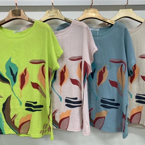 Футболка Yafeier (XL-6XL) 9594 beige (лето) Yafeier 9594 beige