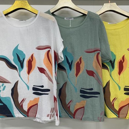 Футболка Yafeier (XL-6XL) 9594 yellow (лето) Yafeier 9594 yellow