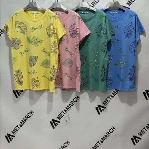 Футболка Met&March (one size) 9812 green (лето) Met&March 9812 green
