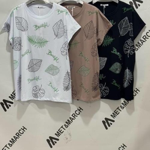 Футболка Met&March (one size) 9812 white (лето) Met&March 9812 white