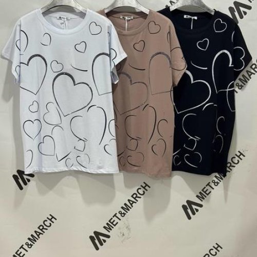 Футболка Met&March (one size) 9816 black (лето) Met&March 9816 black