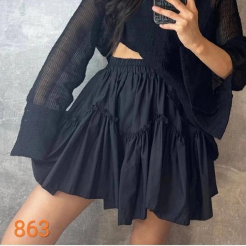 Юбка Met&March (one size) T863 black (лето) Met&March T863 black