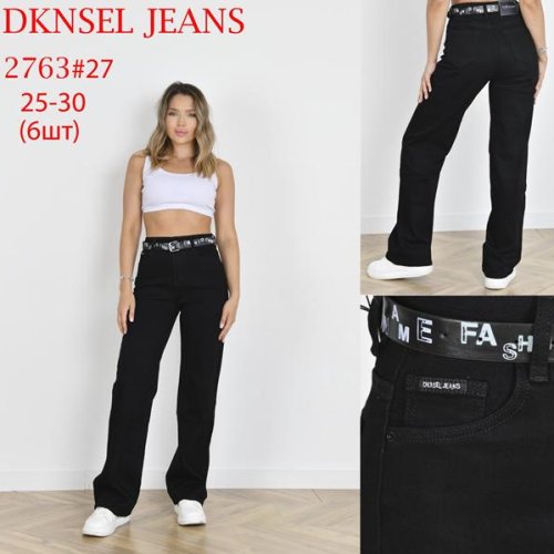 Джинсы DKNSEL (25-30) 2763 black (деми) DKNSEL 2763 black