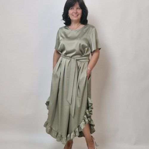 Платье LIArt (52-58) 948 khaki (лето) LIArt 948 khaki