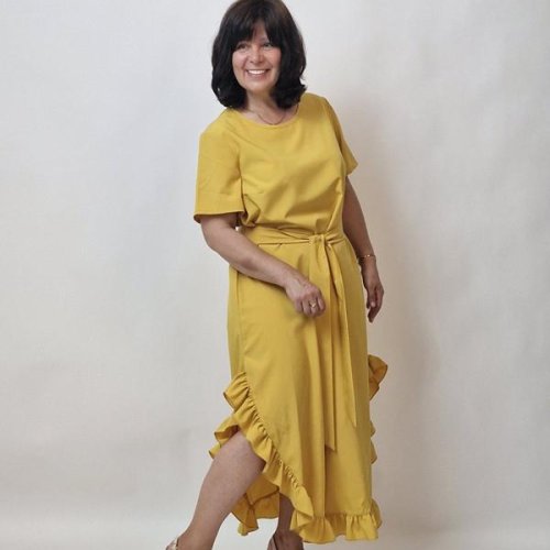 Платье LIArt (52-58) 948 yellow (лето) LIArt 948 yellow