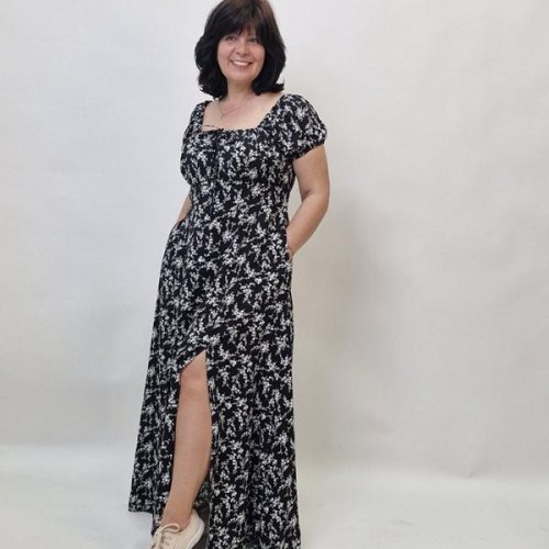 Платье LIArt (48-54) 950 black-white (лето) LIArt 950 black-white