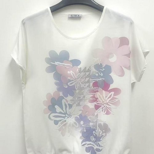Футболка LIDA (52-62) 2488 white (лето) LIDA 2488 white