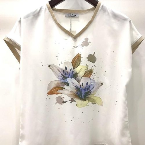 Футболка LIDA (52-62) 3789 white (лето) LIDA 3789 white