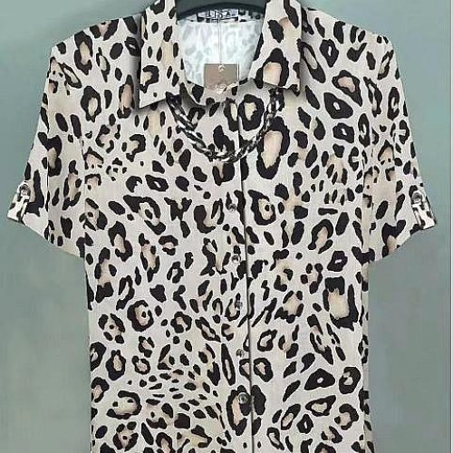 Рубашка LIDA (52-62) 9551-2 beige (лето) LIDA 9551-2 beige